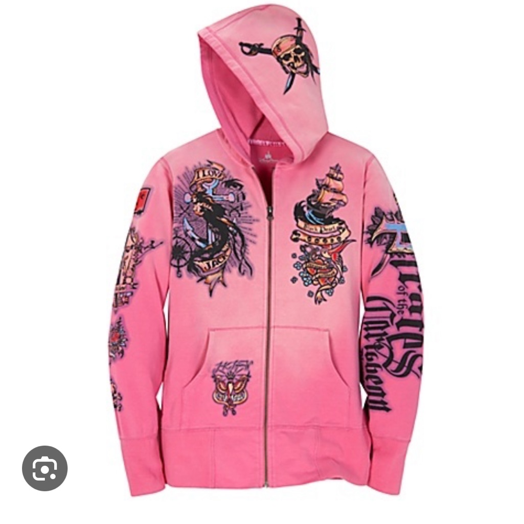 Pirates Of The Caribbean Tattoo Hoodie